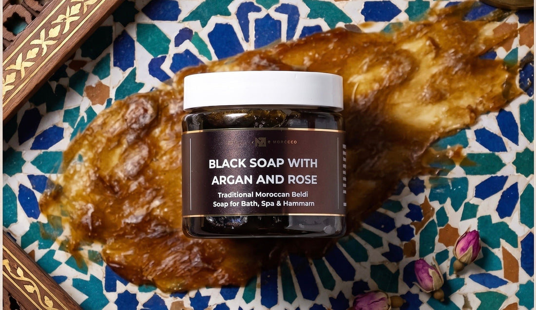 Moroccan black beldi soap