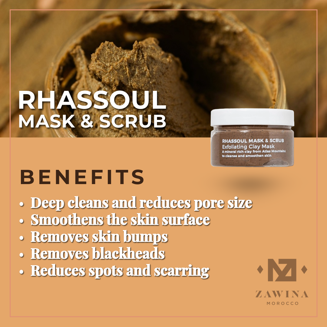 RHASSOUL MASK & SCRUB