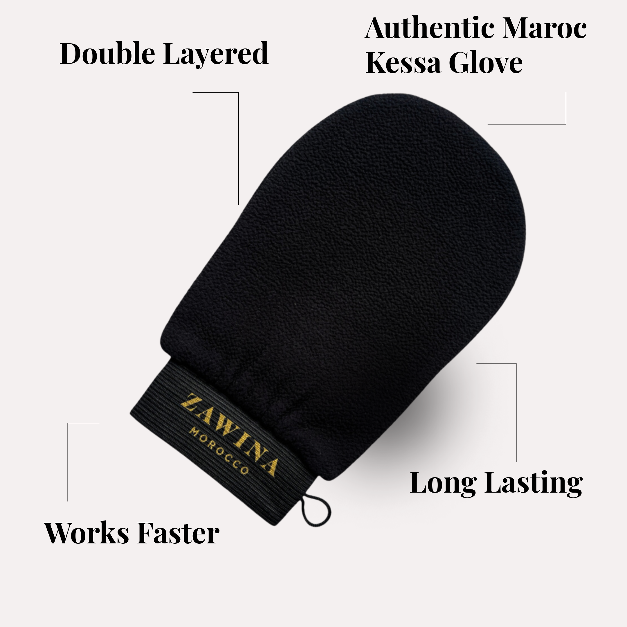 Zawina Morocco Kessa Glove - Thumbnail 2