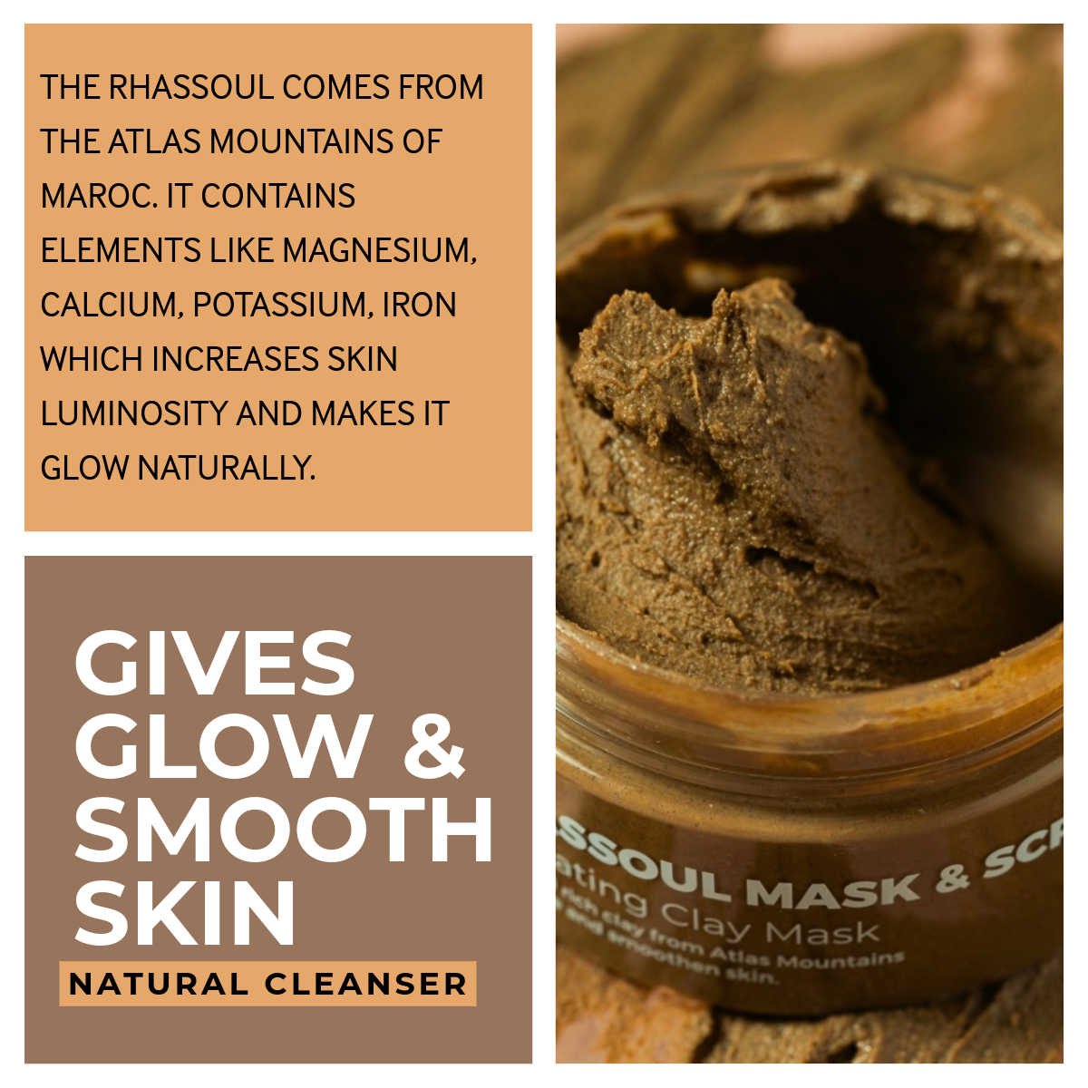 Rhassoul Mask & Scrub
