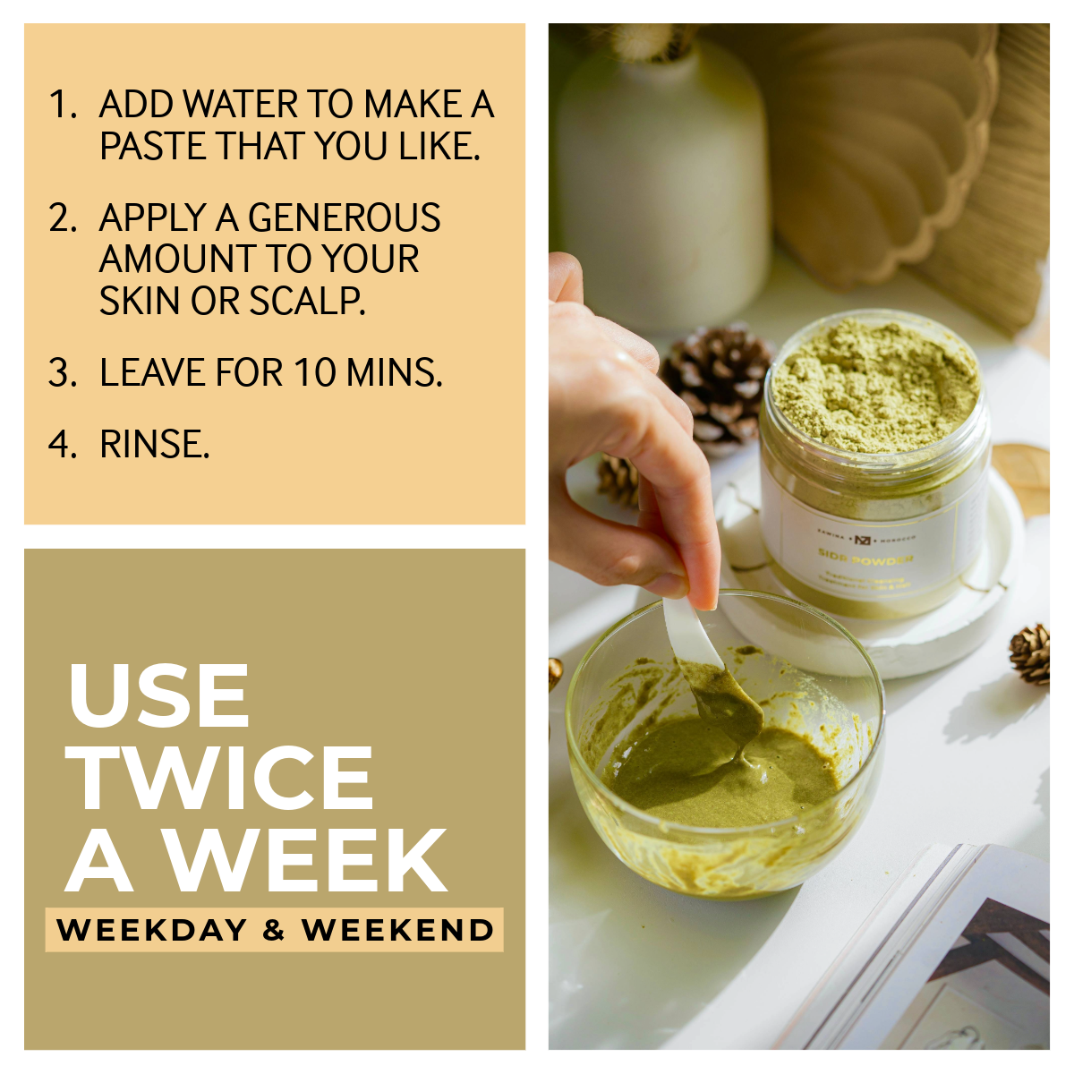 Sidr Powder for Body & Hair