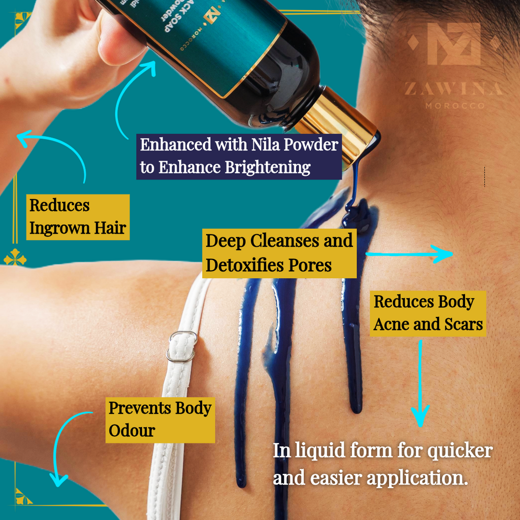 LIQUID BLACK SOAP WITH NILA